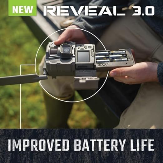 TACTACAM Reveal X Gen 3.0 LTE Cellular Trail Camera for AT&T & Verizon - 1080p FHD Video, Low Glow IR Flash, No SD Card Needed - Perfect for Hunting, Wildlife Monitoring, Home Security & Outdoor Surveillance (RV-TC-XGEN3)