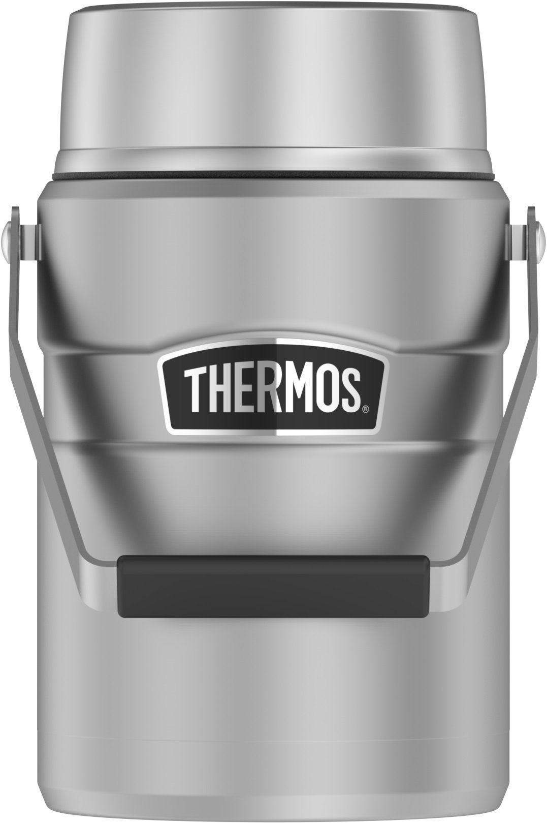 THERMOS Stainless King Vacuum-Insulated Food Jar (47oz) & Beverage Bottle (68oz) - Matte Steel | Double-Wall Insulation for Hot & Cold | Perfect for Lunch, Camping, Office & Outdoor Adventures