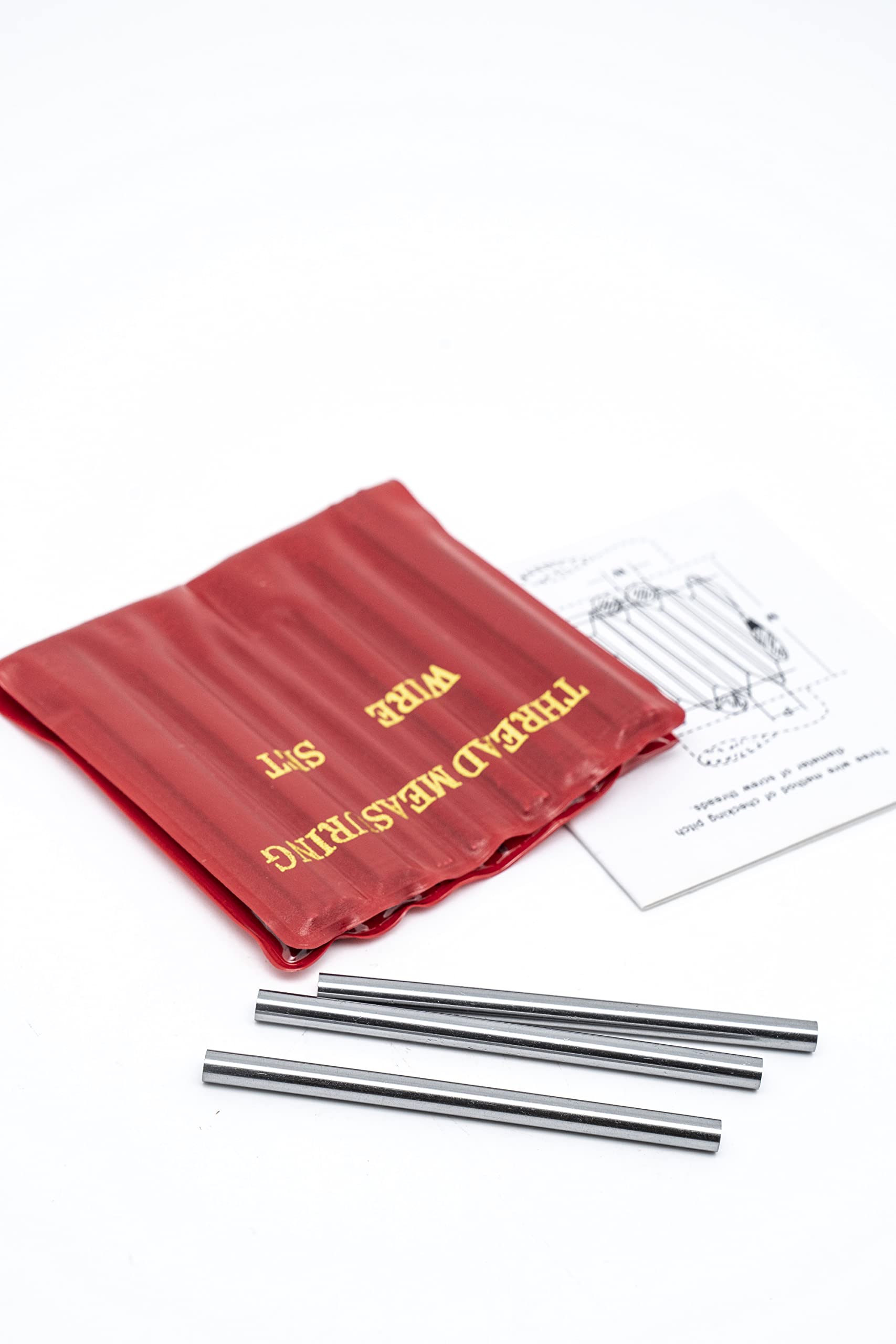 48-Piece Thread Wire Measuring Set - Precision Thread Pitch Gauge for DIY, Automotive & Industrial Use - Ideal for Mechanics, Engineers & Hobbyists