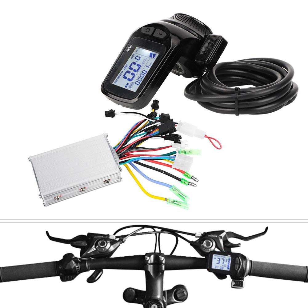 Yosoo 36V 350W Brushless Motor Controller Kit - Waterproof Electric Scooter Speed Controller with LCD Display for E-Bike, E-Scooter & Mobility Scooters - Perfect for Commuting, Urban Travel & Outdoor Adventures