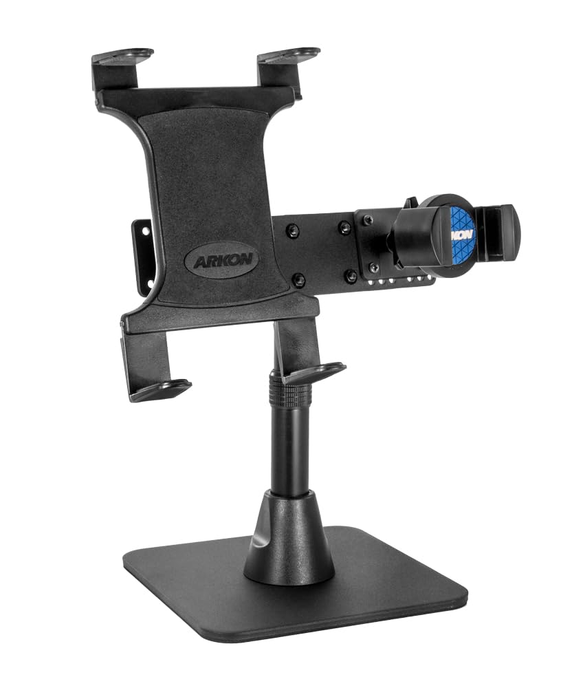 ARKON TW Broadcaster Tablet & Phone Mount Stand for Live Streaming - Adjustable Desk Clamp Holder for YouTube, TikTok, Facebook Gaming - Perfect for Content Creators, Gamers & Video Calls