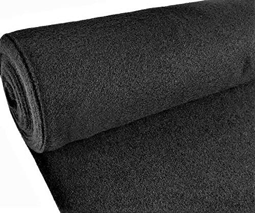 Premium Black Carpet 3' x 4' - Heavy Duty Speaker Box & Subwoofer Carpet for PA DJ, Marine, RV, Boat, Truck, Car Trunk Liner - Perfect for Soundproofing & Upholstery Projects