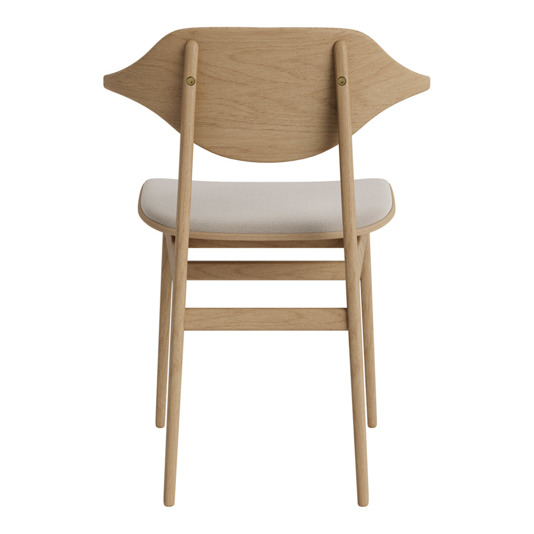 Bufala Dining Chair - Upholstered Seat for Kitchen, Dining Room & Office - Comfortable Modern Furniture for Home & Restaurant Use