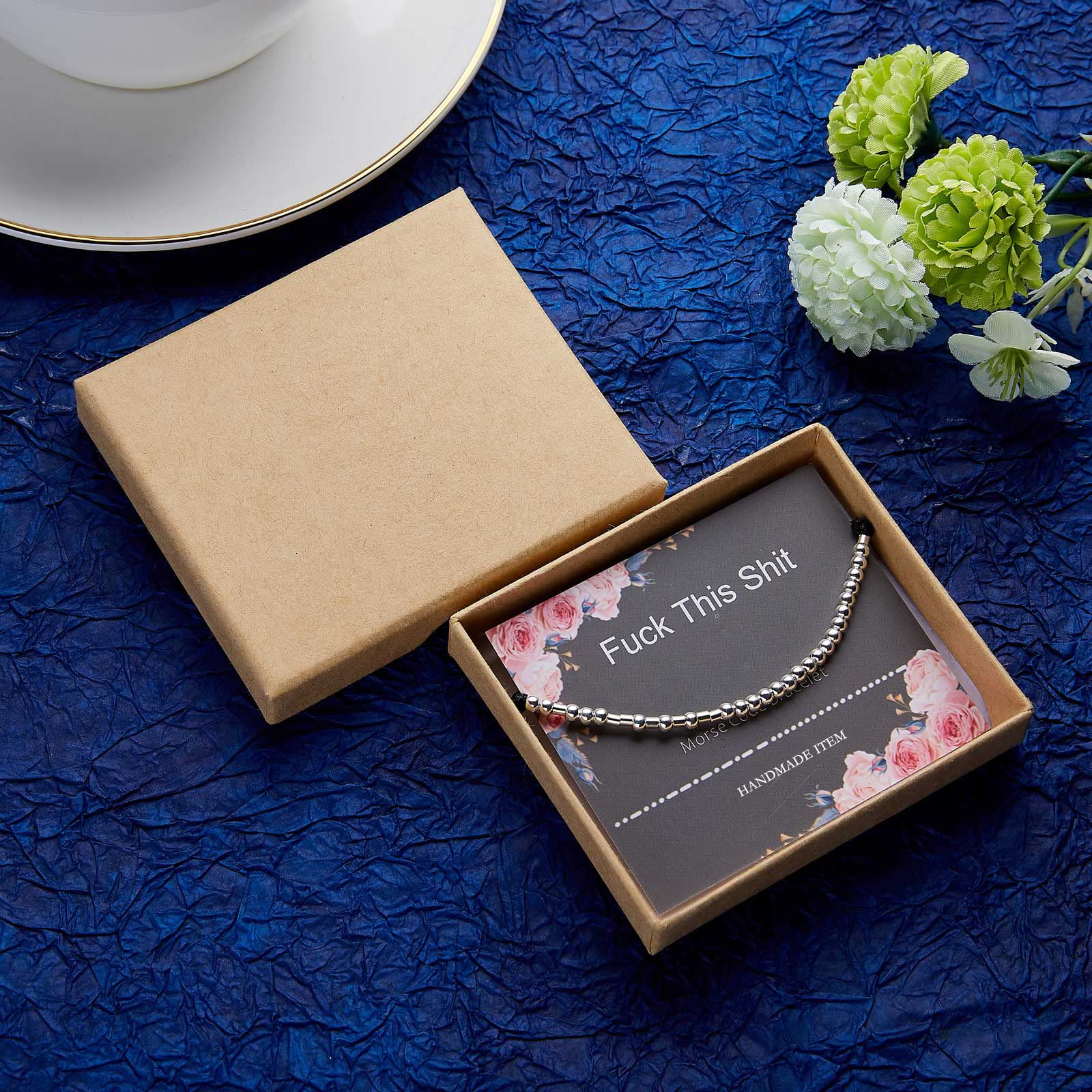 ASELFAD Morse Code Bracelets for Women - Personalized Friendship & Birthday Gifts for Best Friends - Perfect for Anniversaries, Graduation, Valentine's Day & Everyday Wear