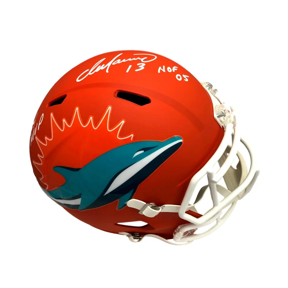 Dan Marino Autographed Miami Dolphins Orange Alternate Helmet with 