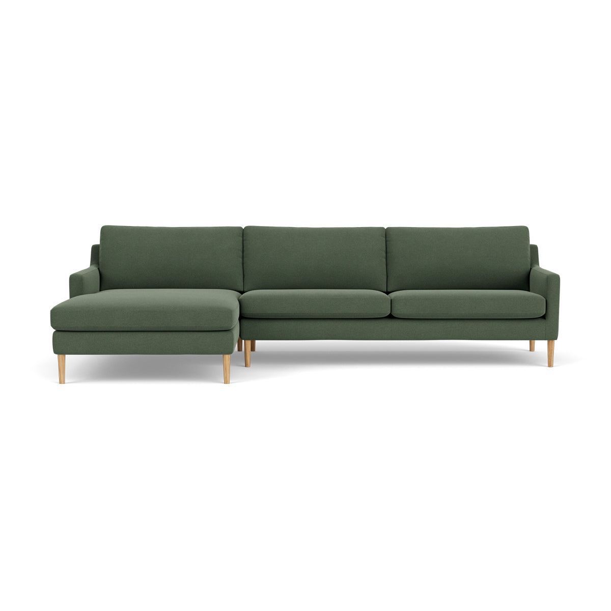 Astha Fabric Left Chaise Sofa - Modern L-Shaped Sectional Couch with Reversible Design for Living Room, Lounge & Home Theater Comfort