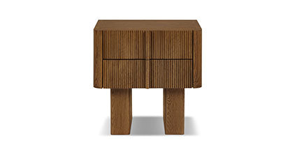 Modern Toledo Nightstand with Drawer - Wooden Bedside Table for Bedroom, Living Room & Office - Stylish Storage Cabinet for Home Decor & Organization