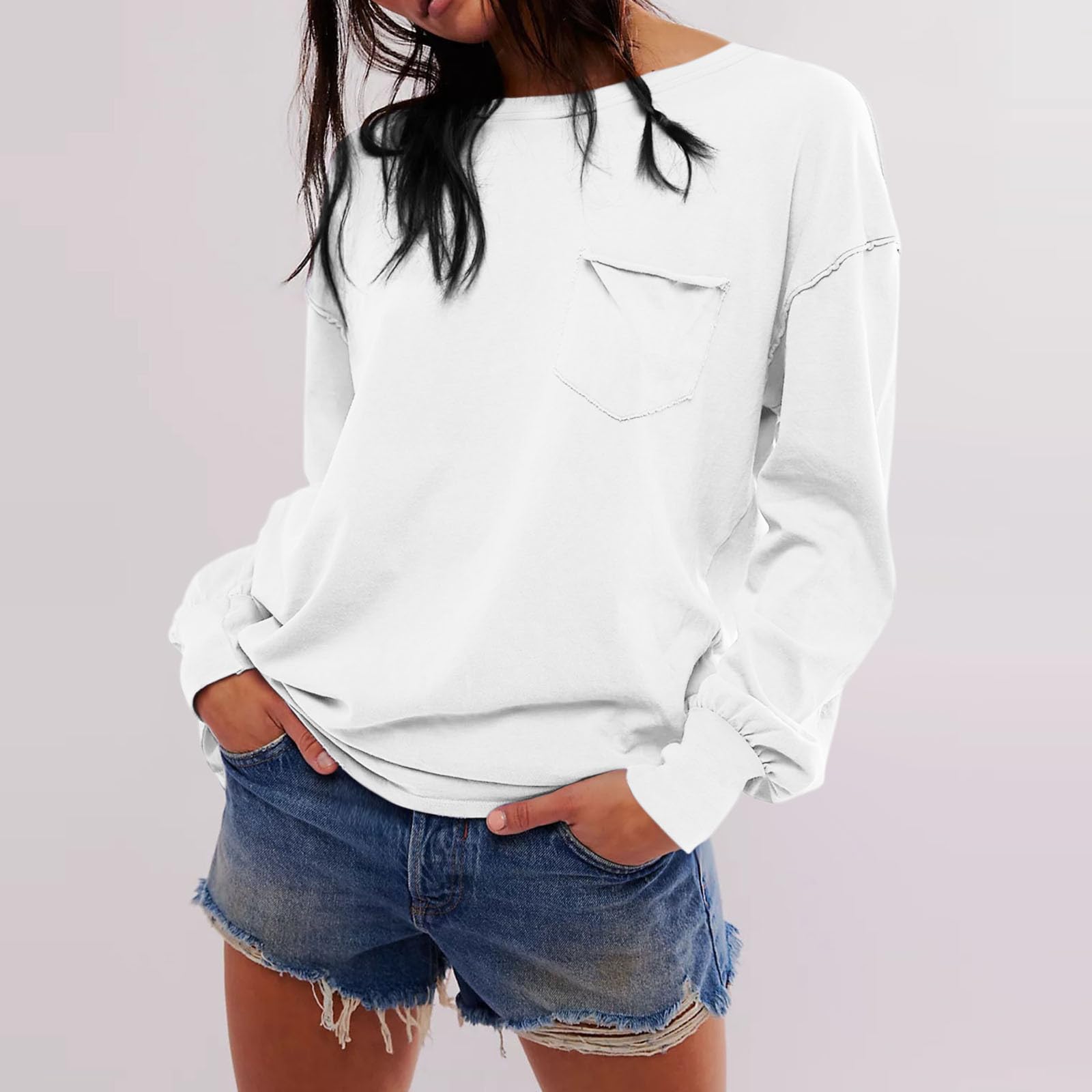 FP Look Alike Sweatshirt for Women - Trendy Crewneck Sweater, Spring 2025 Fashion - Perfect for Casual Outfits, Streetwear & Everyday Comfort