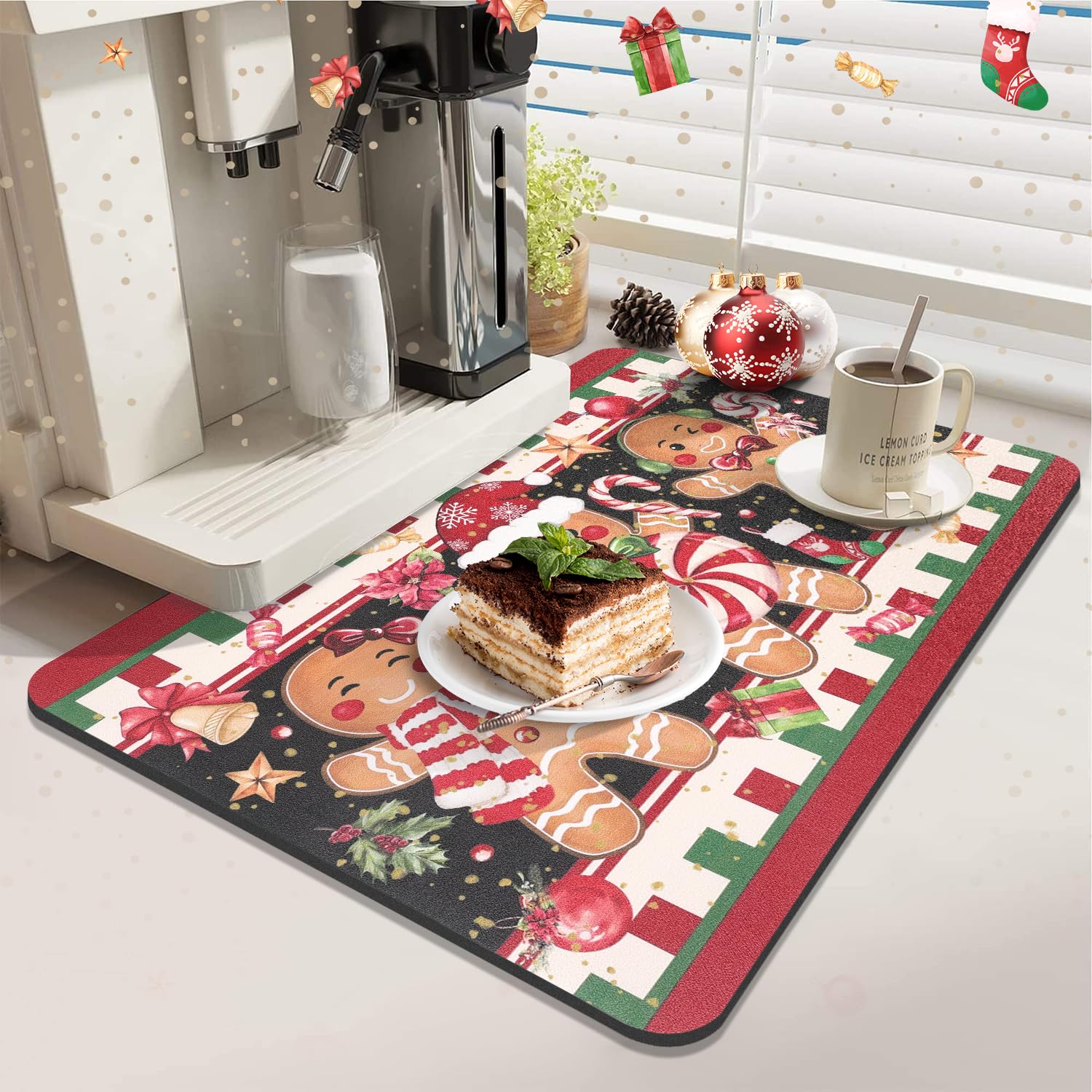 LOKHOM Christmas Dish Drying Mat - 12