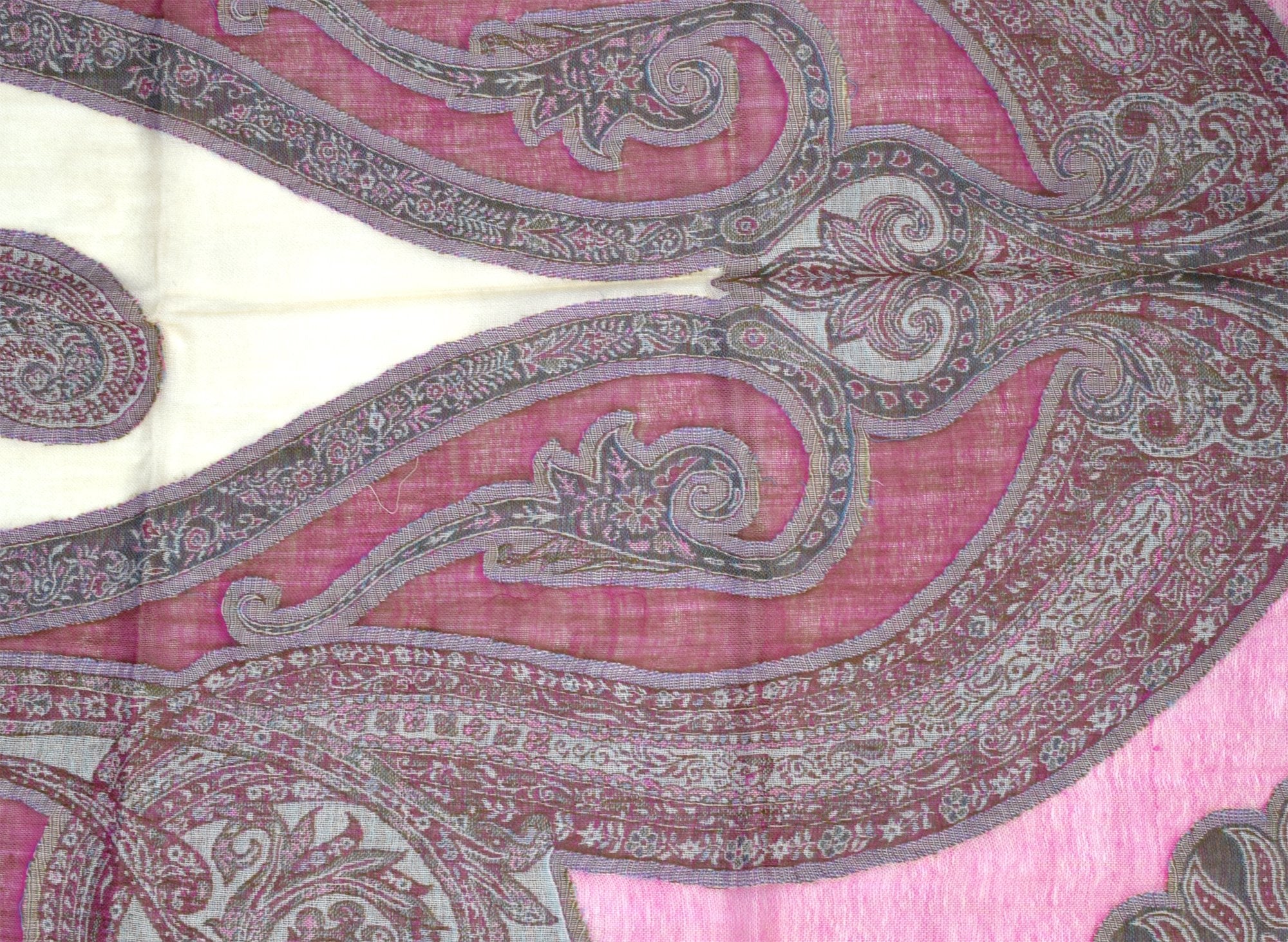 Elegant Handmade Paisley Damask Pashmina Shawl Scarf for Women - Lightweight Sheer Wrap for Parties, Weddings & Evening Events