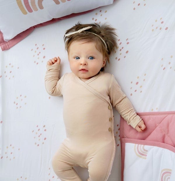 Elys & Co Soft Organic Cotton Crib Sheet - Single Pack for Baby Crib Mattress | Breathable & Hypoallergenic Nursery Bedding | Perfect for Newborns, Toddlers & Daycare Use