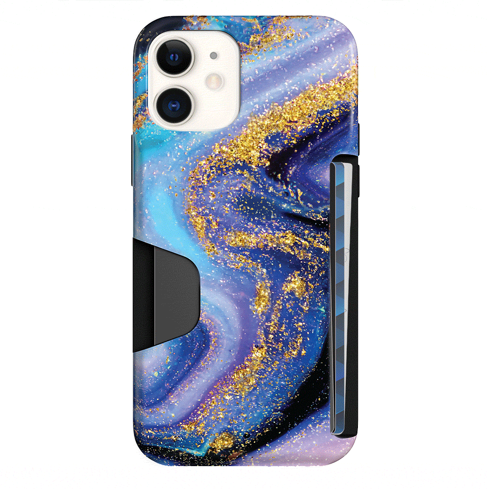 Sparkly Glitter iPhone Wallet Case for Galaxy Series - Perfect for Everyday Use, Travel & Shopping