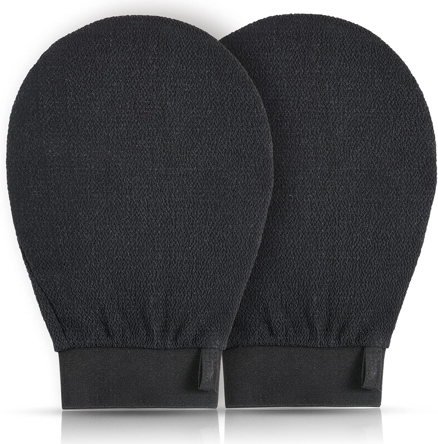 Deep Exfoliating Gloves 2PCS - Premium Body Scrubber for Dead Skin Removal, Spray Tan & Keratosis Pilaris - Exfoliating Mitt for Shower & Bath - Perfect for Smooth Skin & Spa Day at Home