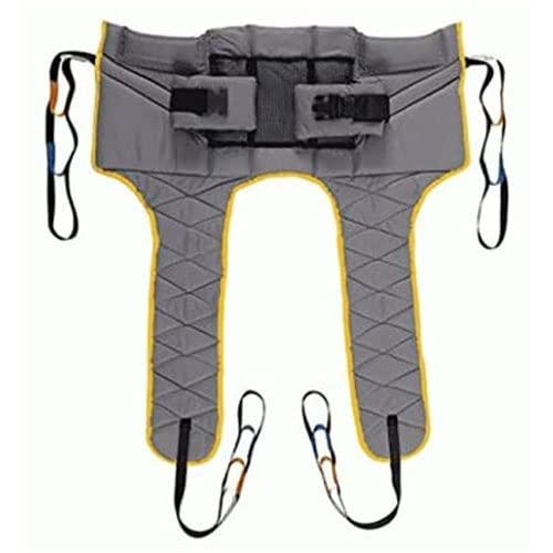 Hoyer Professional Deluxe Stand-Aid Transport Sling - Medium Size with Yellow Binding for Patient Mobility & Transfer - Ideal for Home Care, Hospitals, and Rehabilitation Centers