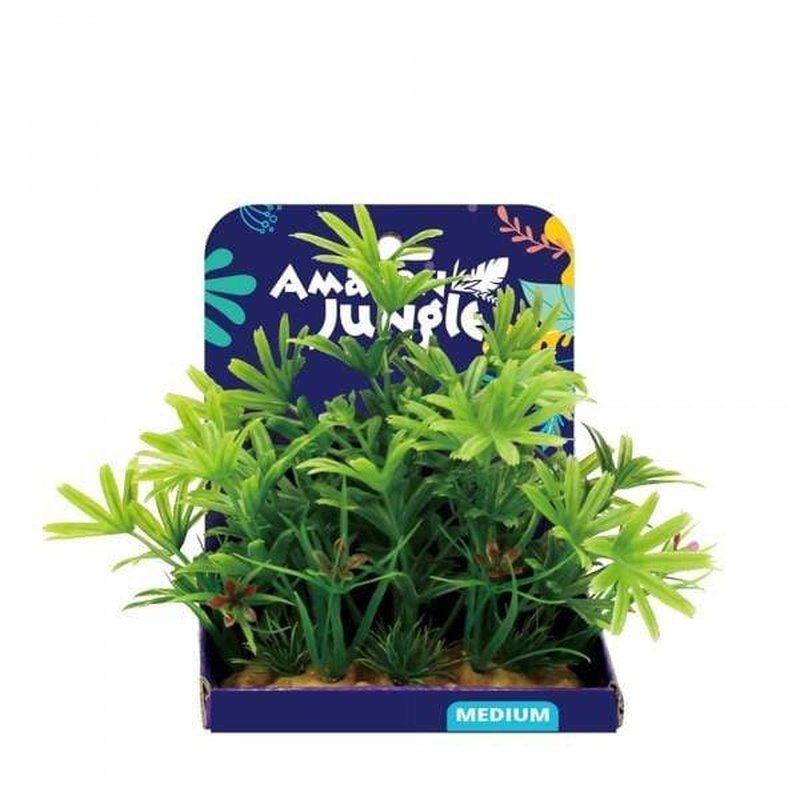 Amazon Jungle 5 Finger Plant Display 15cm - Unique Artificial Succulent for Home Office Desk Decor, Terrarium & Zen Garden Arrangement