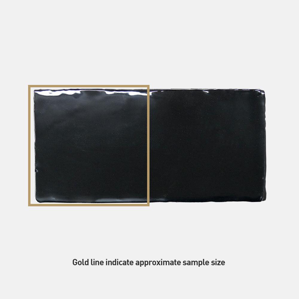 Premium Columbus Nero 75x150 Glossy Subway Tile - Perfect for Kitchen Backsplash, Bathroom Walls & Modern Interior Design