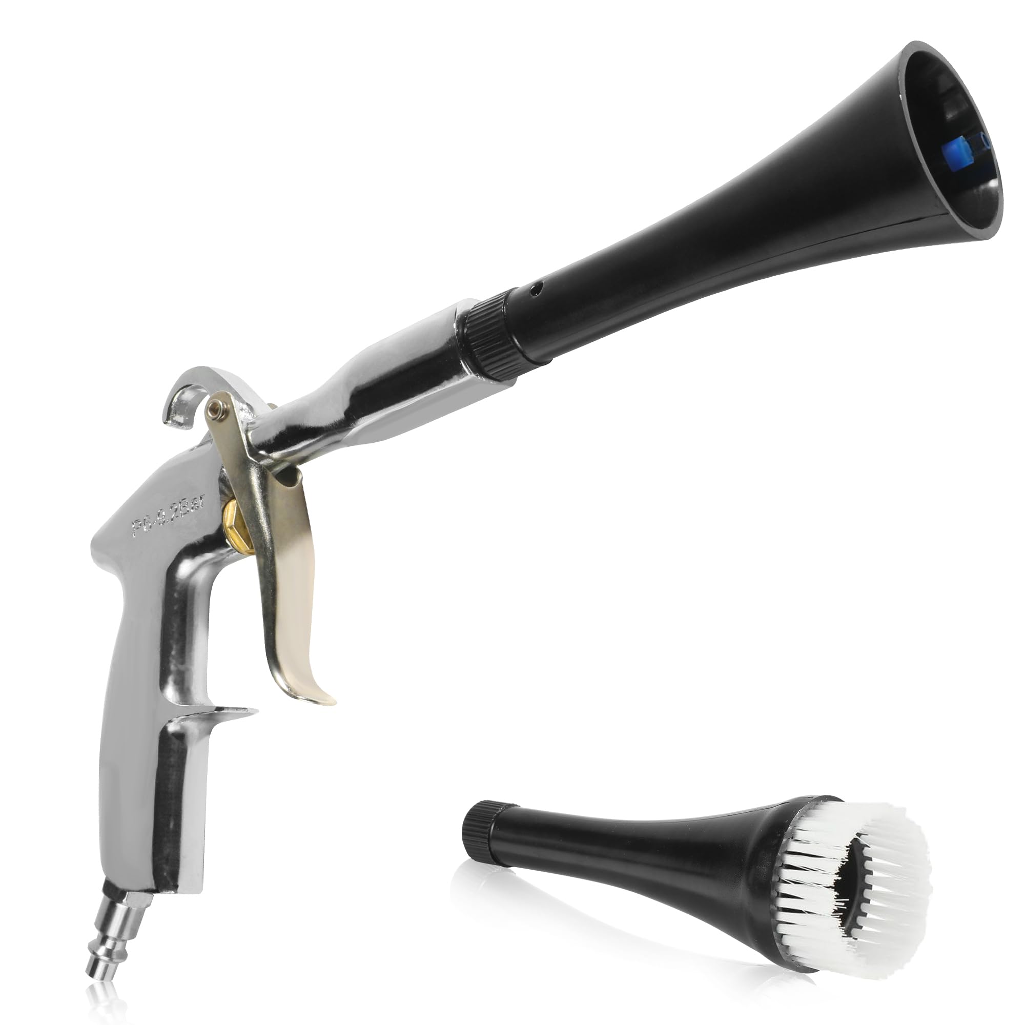 **Ultra Air Blaster - High Pressure Air Blow Gun with 2 Nozzles for Car Cleaning, Upholstery & Interior Detailing | Perfect for Car Accessories, Carpets & Seats**