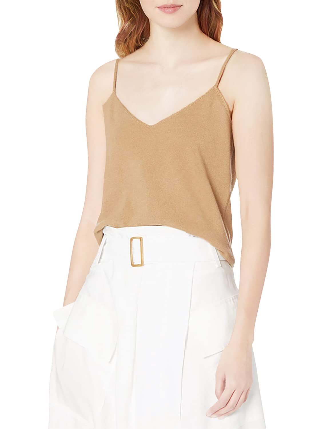 Vince Crochet Strap Tank Top for Women - Stylish Summer Casual Wear, Perfect for Beach, Vacation, and Everyday Outfits