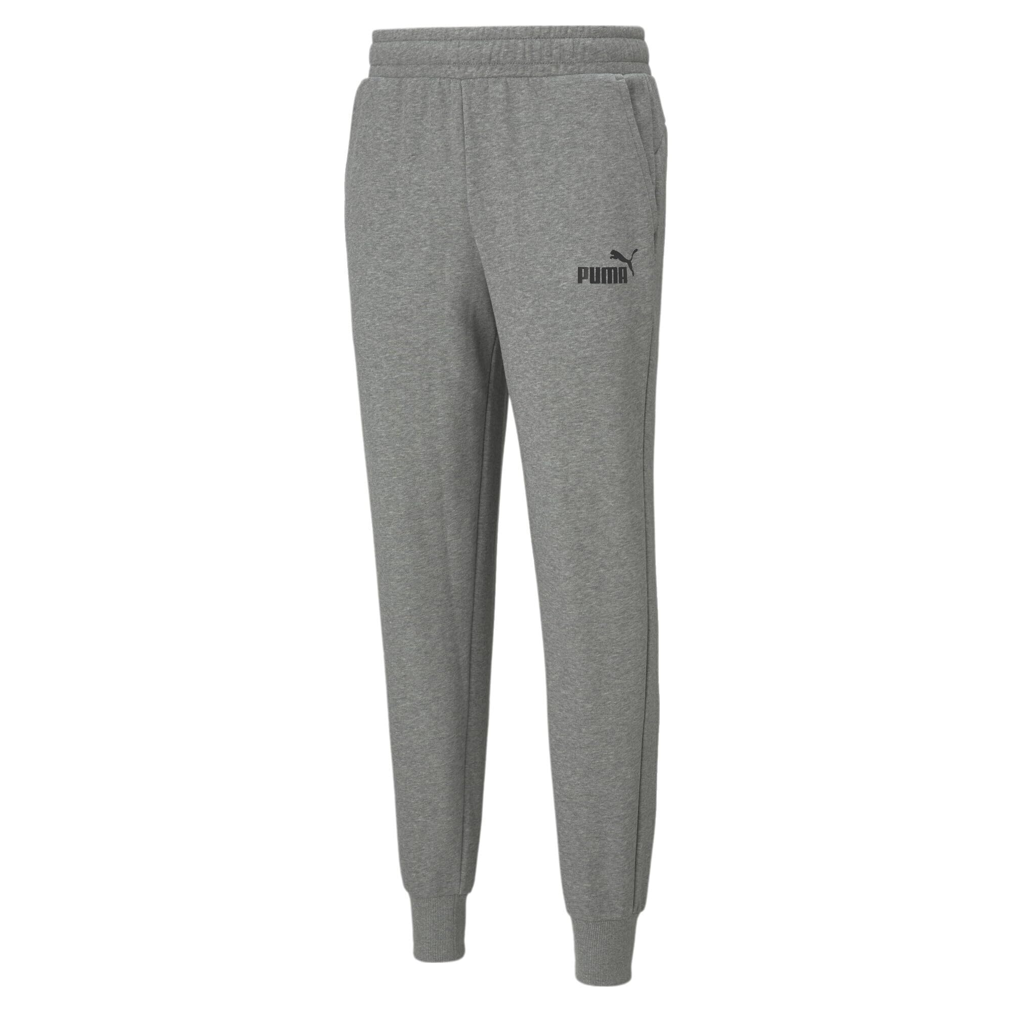 PUMA Men's Essential Logo Track Pants - Comfortable Athletic Joggers for Running, Gym & Casual Wear - Stylish Sweatpants with Branded Logo