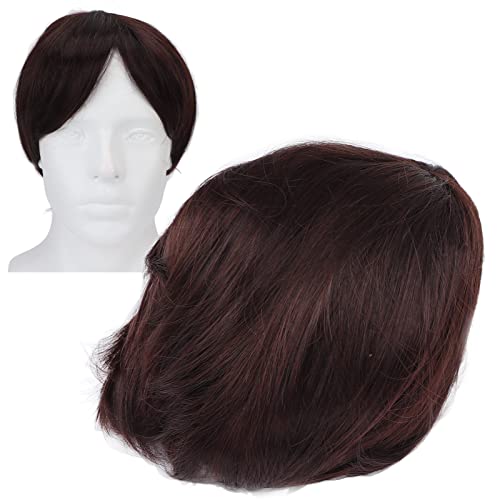 Men's Short Synthetic Wig - Handsome Daily Costume & Cosplay Wig for Halloween Parties, Fancy Dress, and Everyday Wear | Perfect for Costume Events, Cosplay, and Theatrical Performances