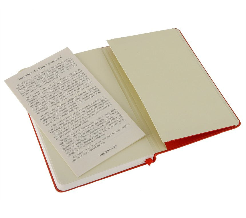 Premium Moleskine Colored Plain Notebook - Pocket Size (3.5