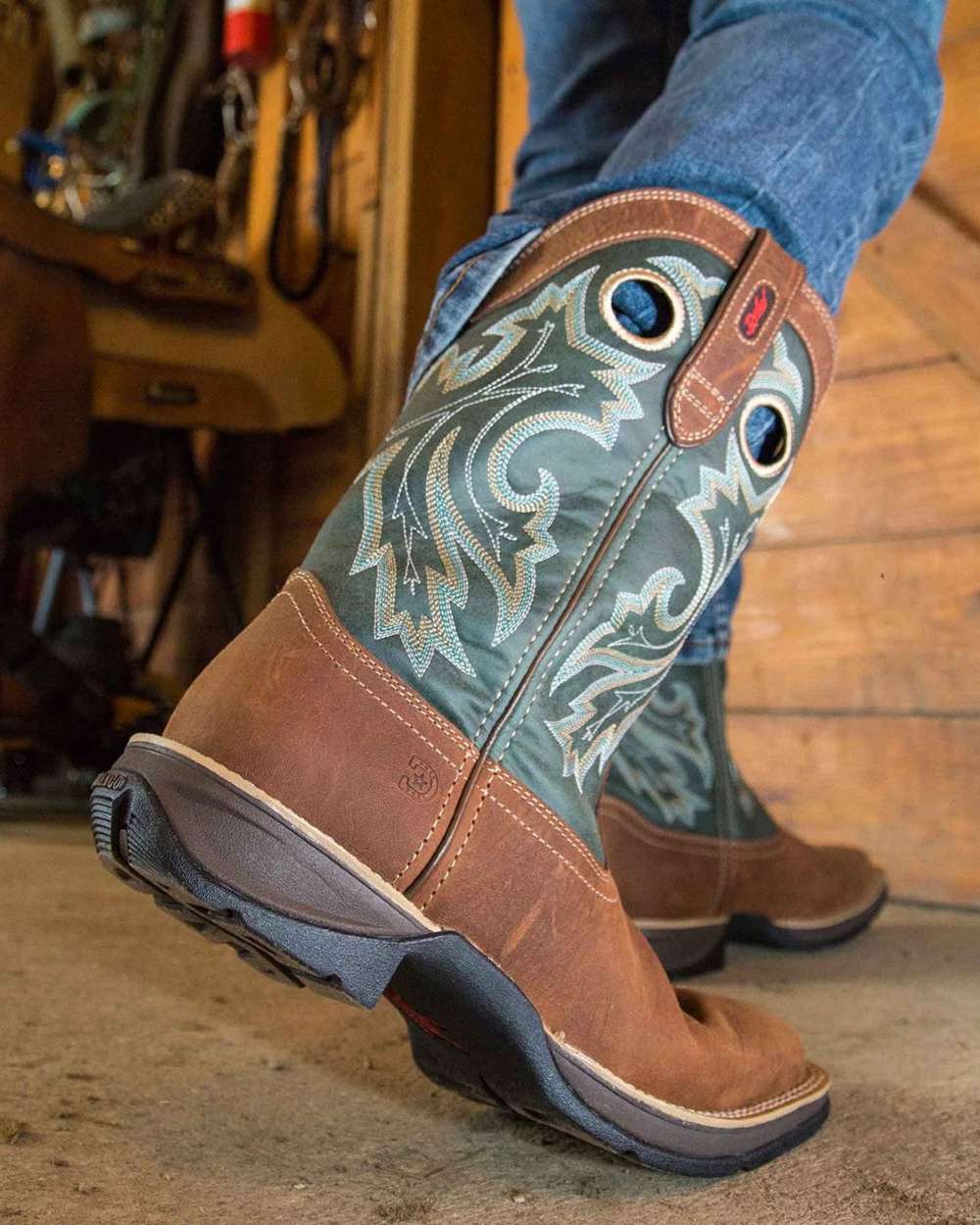 Durango Men's Rebel Pull-On Western Boots - Comfortable Cowboy Boots for Riding & Work - Perfect for Rodeo, Ranch, and Casual Wear