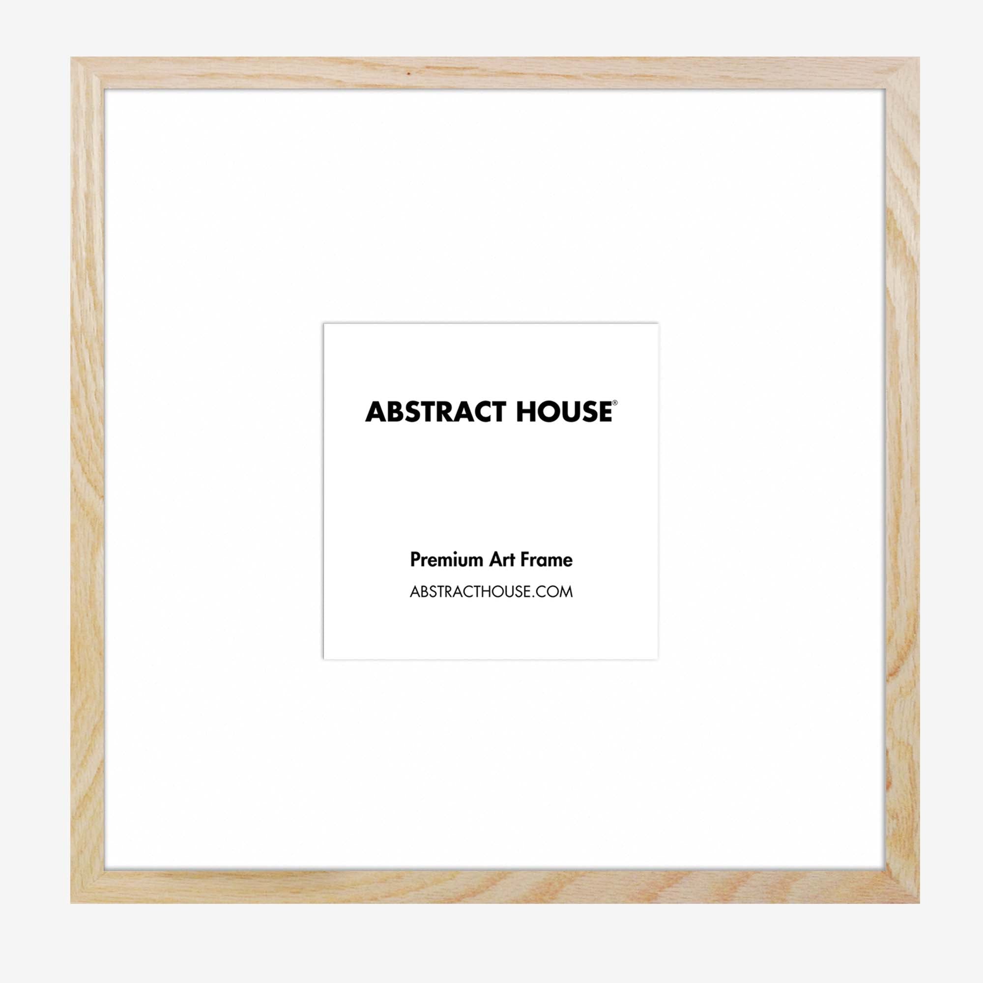 50 x 50 cm Wooden Picture Frame - Square Wall Art Display for Photos, Posters, and Canvas - Perfect for Home Decor, Office, and Gallery Wall Display