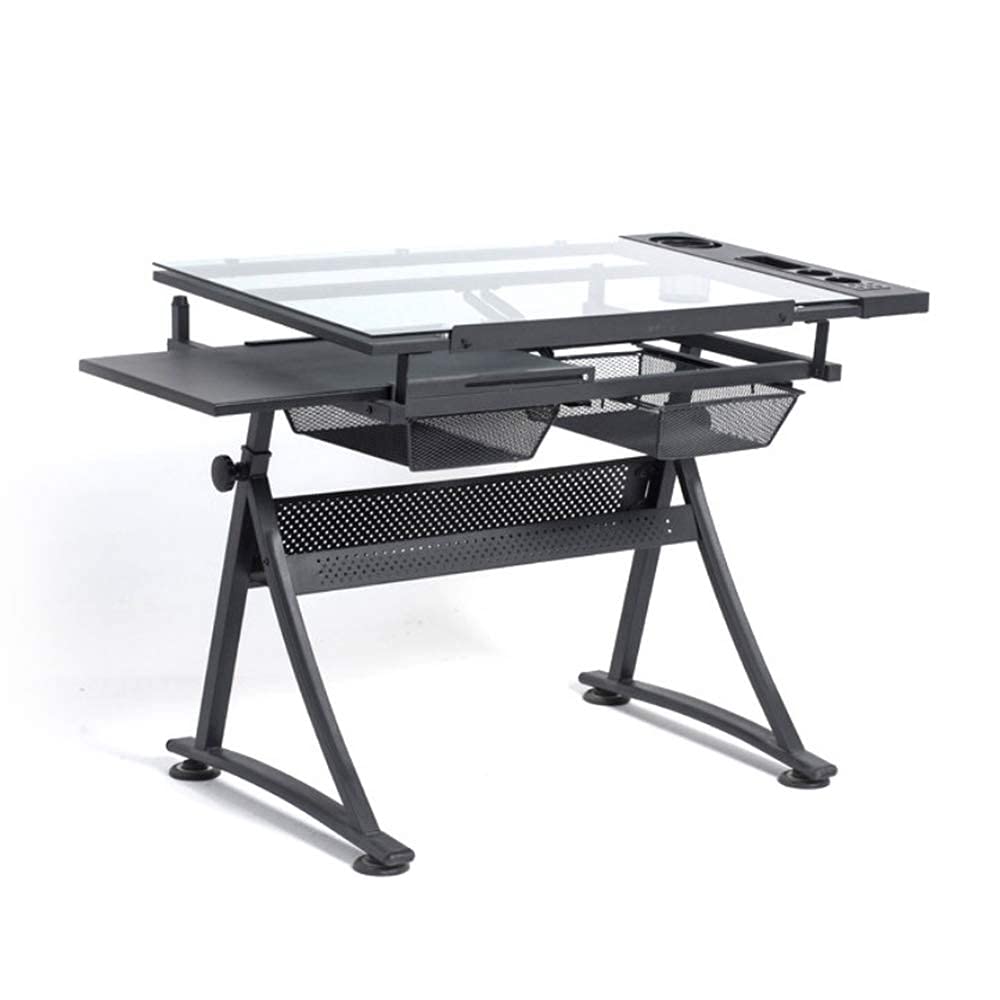 Adjustable Folding Drafting Table - Portable Art Drawing Desk with Tilting Workstation for Artists, Architects & Students | Perfect for Sketching, Crafting & Design Projects at Home or Studio
