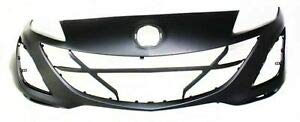 Primed Front Plastic Bumper Cover for 2010-2011 Mazda 3 - Replacement Part MA1000224 - Perfect for Collision Repair & Vehicle Restoration