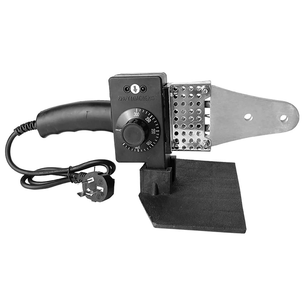 TOPCHANCES 220V 0-300℃ Adjustable Temperature Plastic Welder with PU Round Belt & Precision Connector - Perfect for PVC Pipe Repair, DIY Projects, and Industrial Plastic Welding