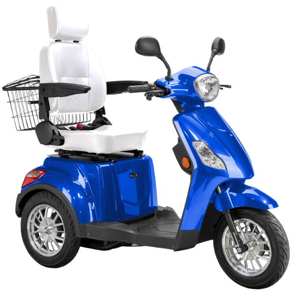 Bespoke Legacy Full Size 3 Wheel Mobility Scooter for Adults - Lightweight Electric Scooter with Long Battery Life - Perfect for Outdoor, Shopping & Travel