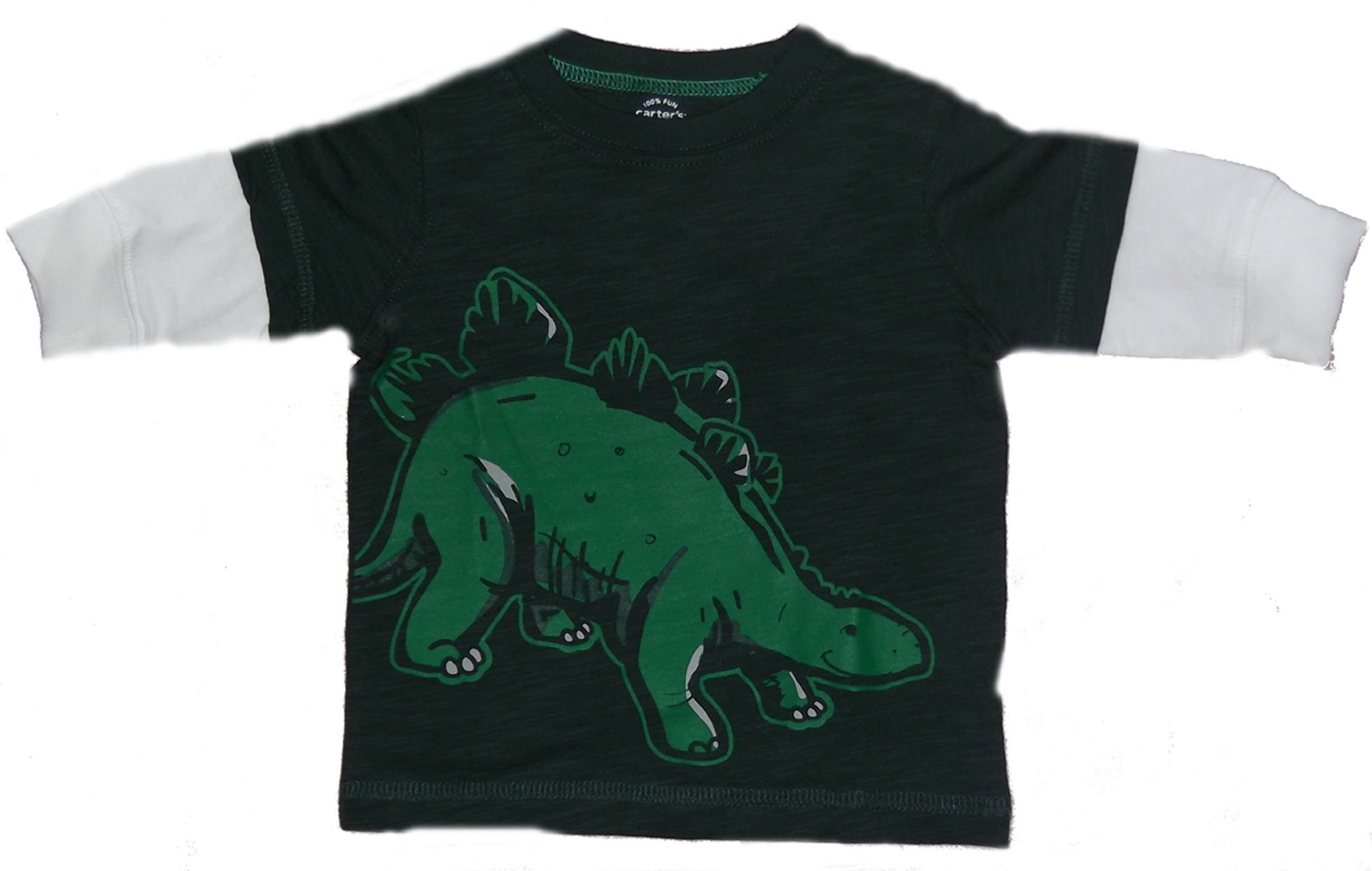 Carter's Baby Boys Dinosaur Graphic Short Sleeve T-Shirt - Soft Cotton Tee for Playtime, Daycare & Casual Outfits