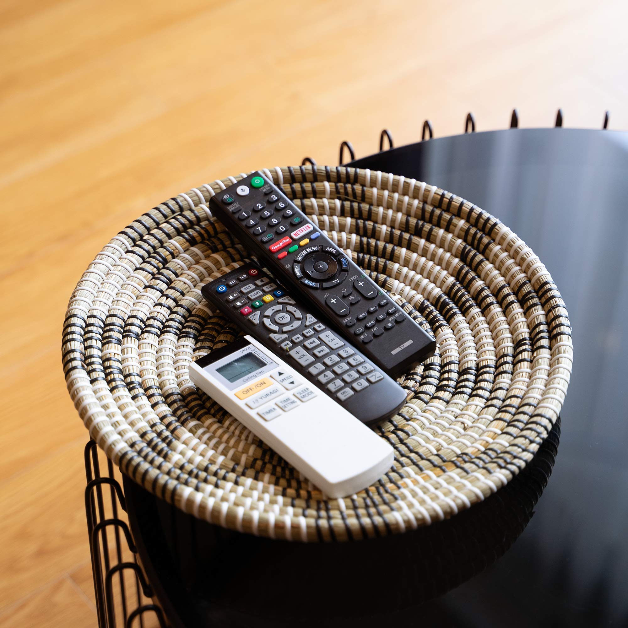 Rattan Woven Wall Basket - 13.7