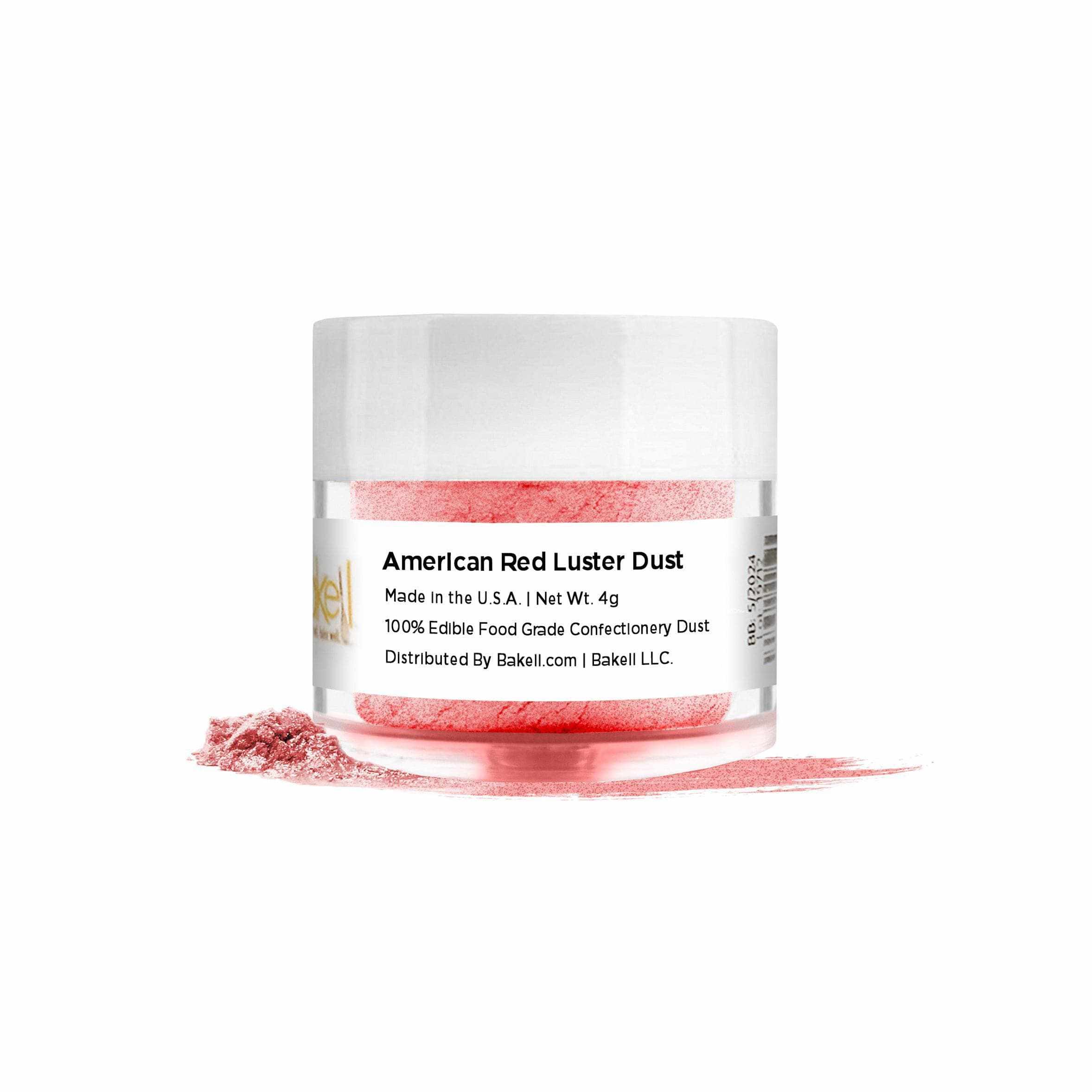 4th of July Edible Luster Dust Paint Set - 4 Piece Combo for Cake Decorating, Cupcakes & Cookies - Perfect for Holiday Baking & Party Treats