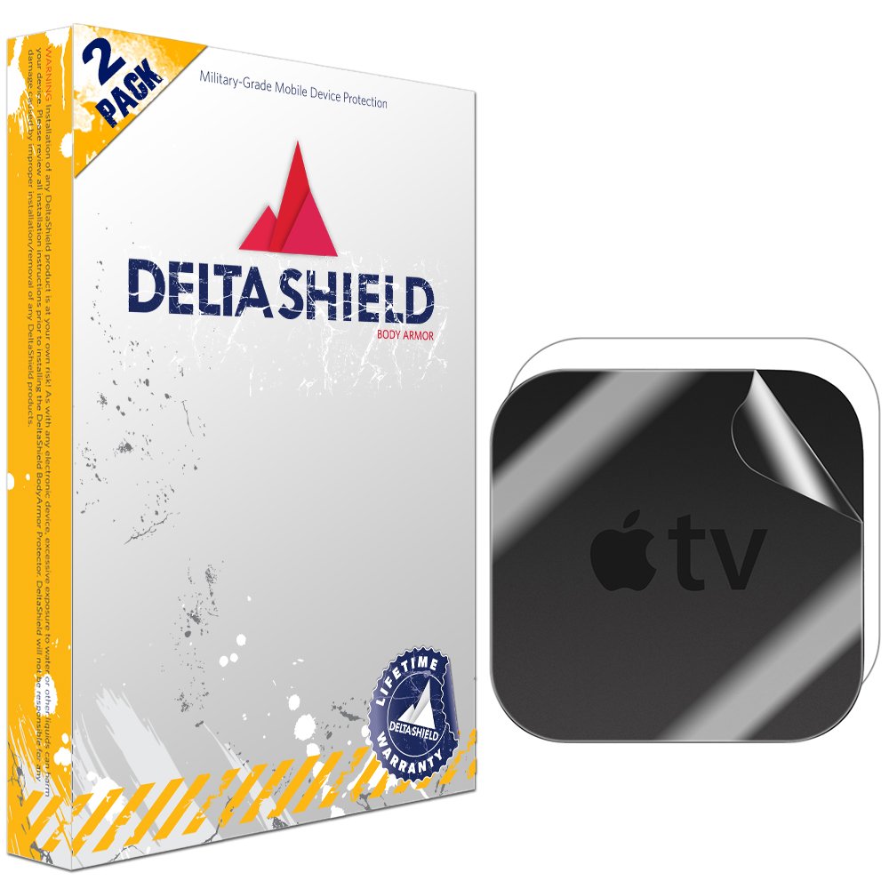 Apple TV 4th Gen Screen Protector 2-Pack - HD Clear Anti-Bubble for Home Theater