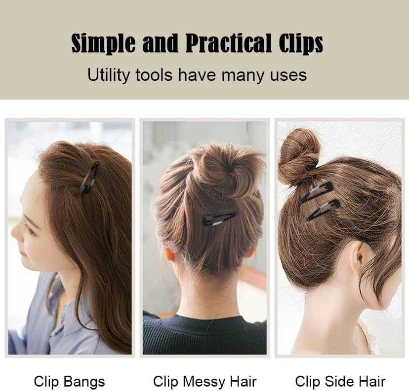 30Pcs Metal Hair Barrettes for Kids & Women - Snag-Free Snap Hair Clips, Non-Slip Lollypop Style Hair Accessories (5cm) - Perfect for Christmas Gifts, School, Parties & Daily Use