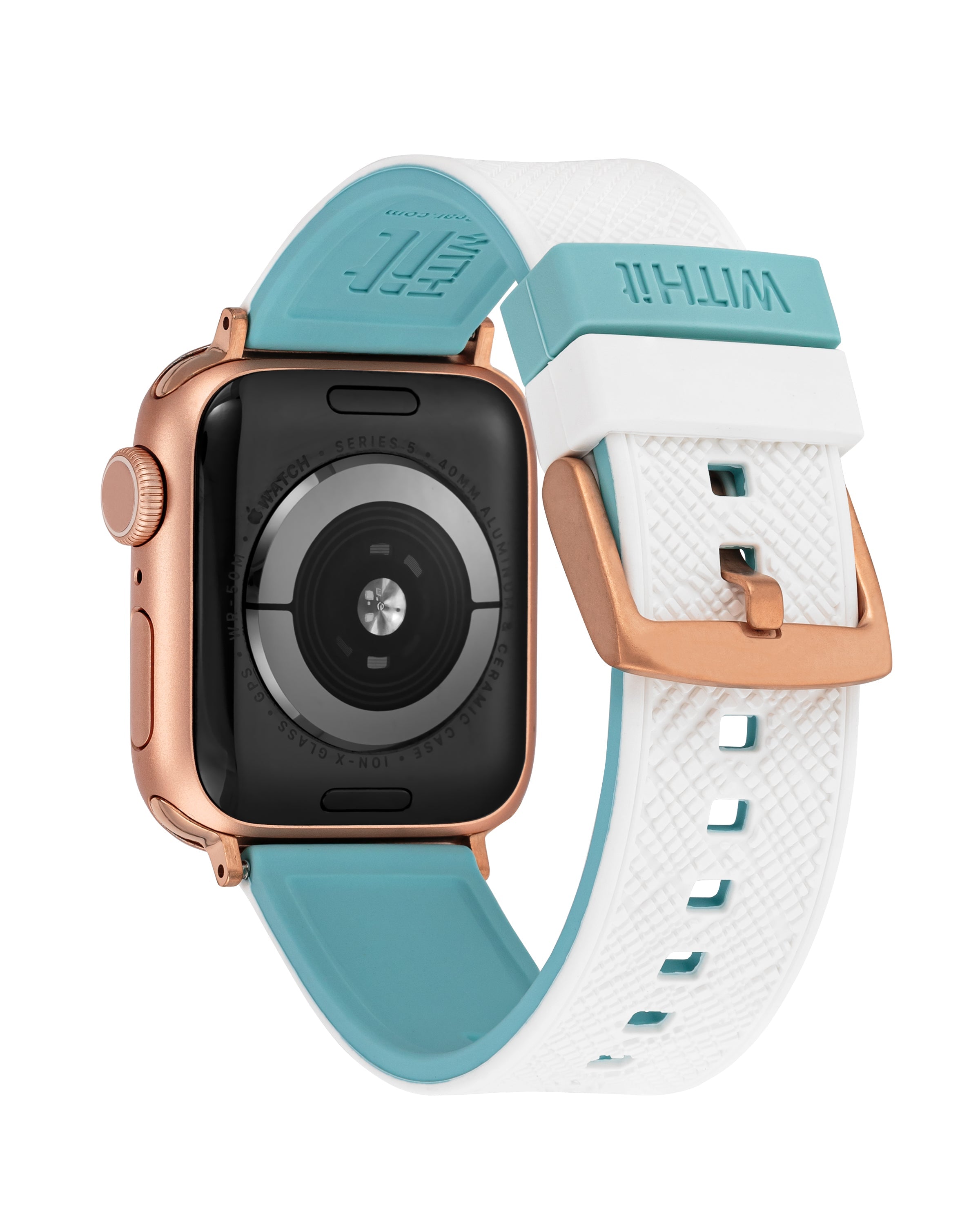 Textured Silicone Band for Apple Watch® - Durable, Comfortable & Stylish Replacement Strap - Perfect for Workouts, Running & Everyday Wear