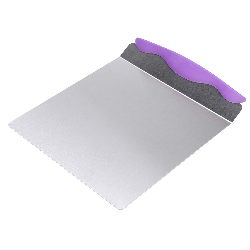Stainless Steel Cake Transfer Shovel & Pizza Spatula - Cookie Dough Scraper & Bread Lifter for Baking Homemade Pizza, Cake, Pie - Perfect for Home Bakers & Professional Kitchens