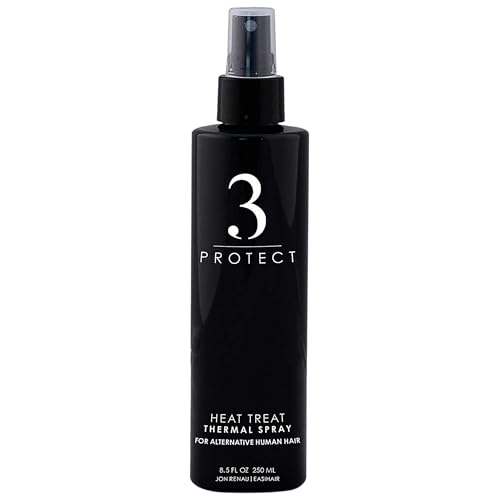 Jon Renau Heat Treat Thermal Spray 8.5 oz - Heat Protectant & Styling Spray for Synthetic Wigs & Hair Extensions - Perfect for Daily Styling & Heat Styling Tools
