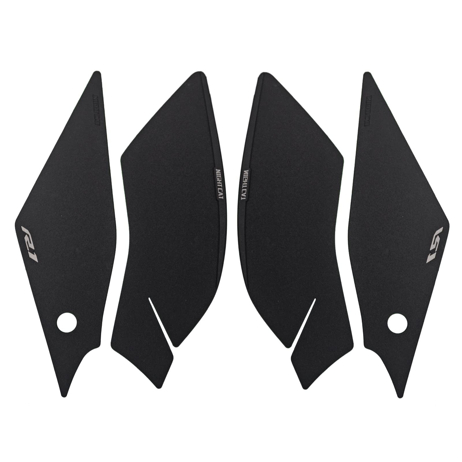 Yamaha R1 Fuel Tank Sticker - Anti-Skid Fishbone Design Traction Pad for Motorcycle Tank Protection | Perfect for Racing, Street Riding & Bike Customization