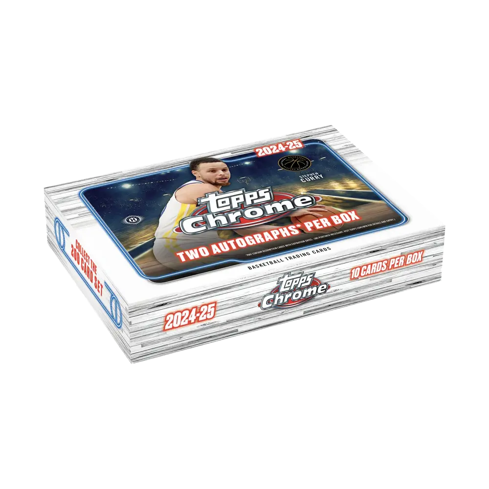 2024 Topps Chrome Basketball Hobby Breakers Delight Box - Premium NBA Trading Cards for Collectors & Investors | Perfect for Card Breaks, Fantasy Sports & Memorabilia Collections