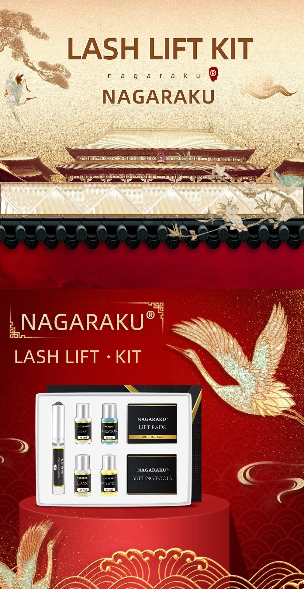 NAGARAKU W Eyelash Extension 3D Volume Matte Black Premade Cluster Fans - Professional False Lashes for Lash Lift & Volume Lash Kit | Perfect for Salon, Bridal & Special Occasion Makeup