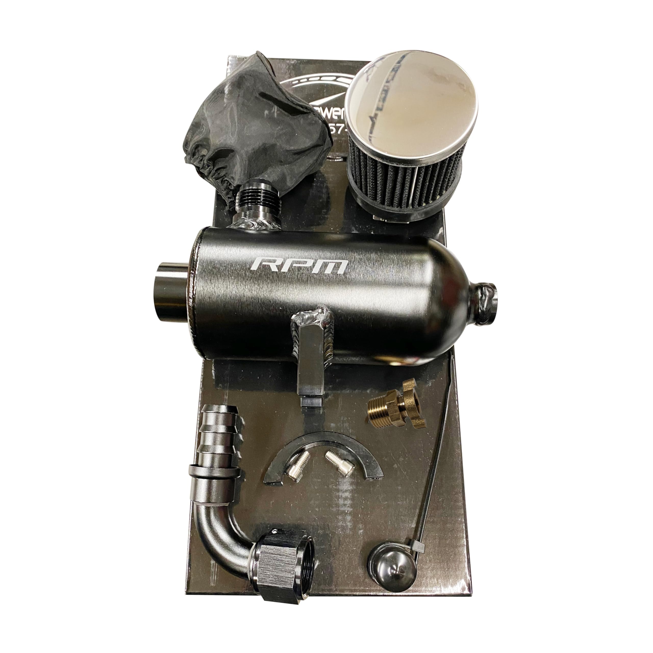 Can-Am Maverick X3 Turbo Oil Catch Can Kit by RPM - High Performance Billet Aluminum Catch Can for Turbocharged UTVs - Perfect for Off-Road Racing & Dune Bashing