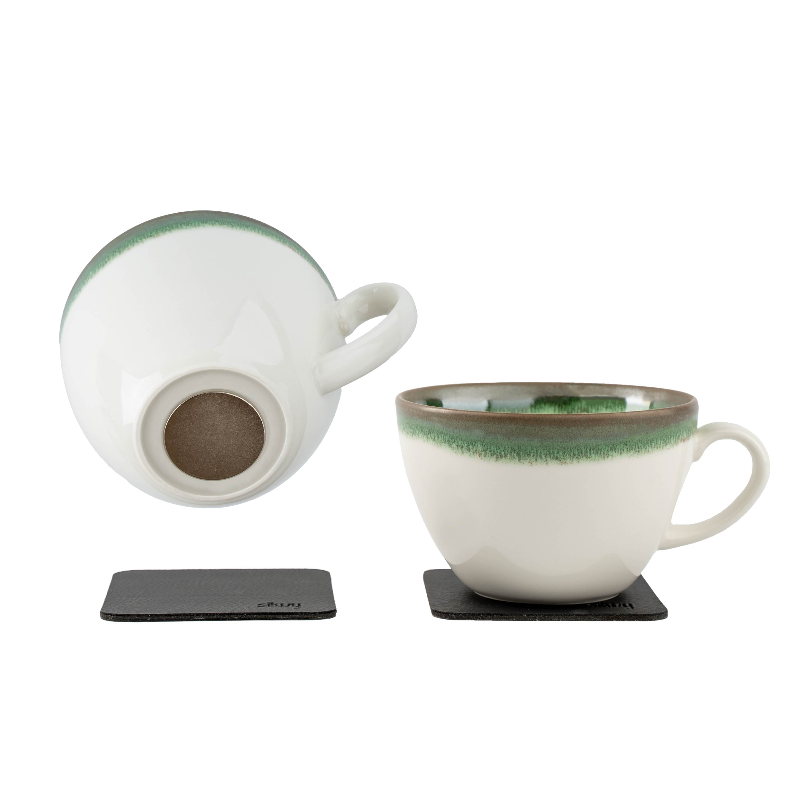 Unique Magnetic Porcelain Mugs - Perfect for Office, Home, and Gift Giving