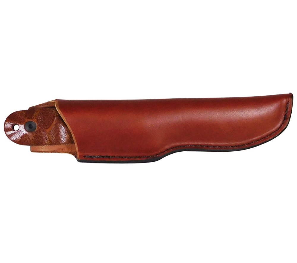 ESEE PR-4 Fixed Blade Survival Knife with Genuine Leather Sheath - Outdoor Camping, Hunting, Bushcraft & Emergency Preparedness Tool