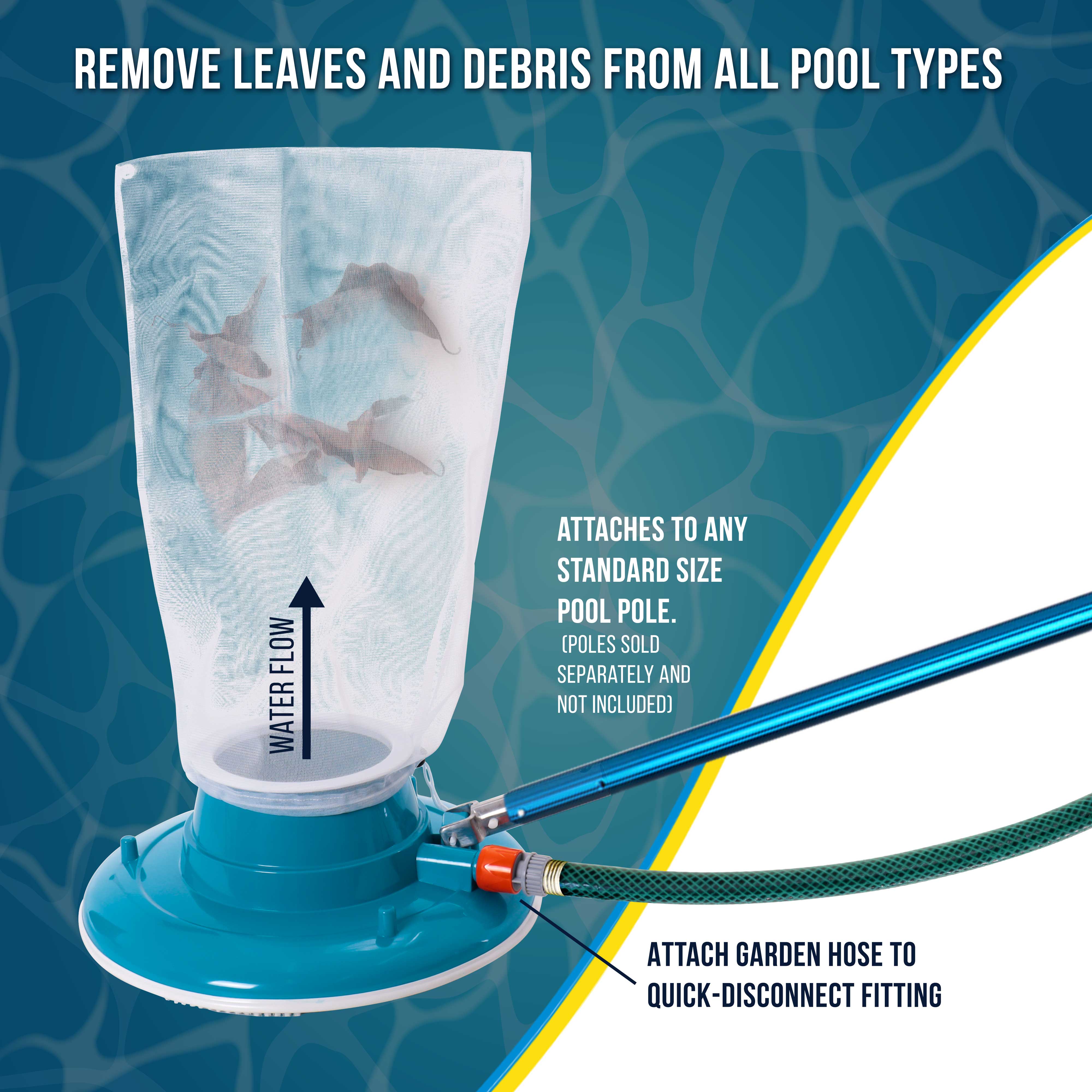 Professional Swimming Pool Leaf Vacuum Cleaner - 15