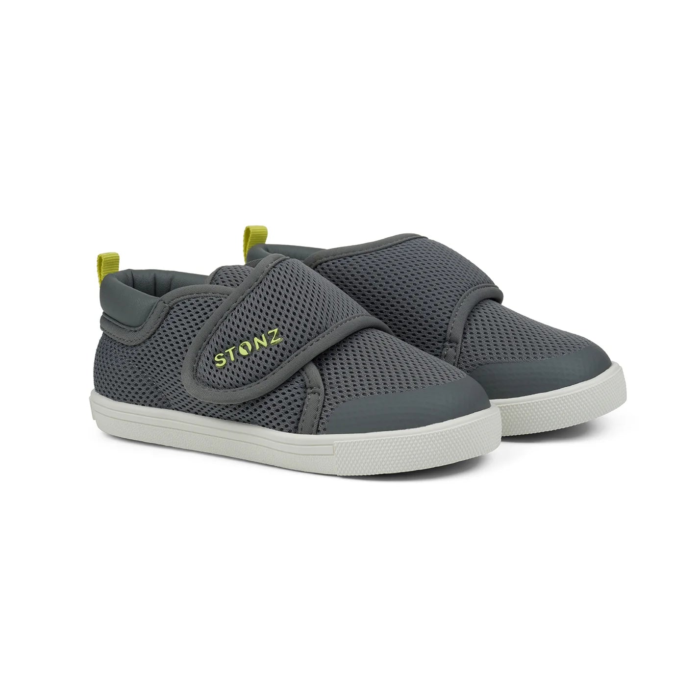 Stonz Steel/Lantern Green Cruiser Toddler Shoes - Waterproof & Lightweight First Walkers for Boys & Girls - Perfect for Outdoor Play, Park Adventures & Everyday Wear