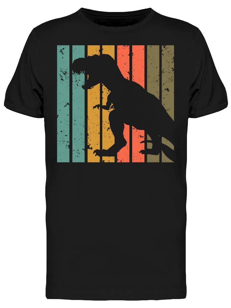 **Men's Dinosaur T-Rex Silhouette Graphic T-Shirt - Cool Casual Tee for Streetwear, Gaming & Jurassic Theme Outfits**