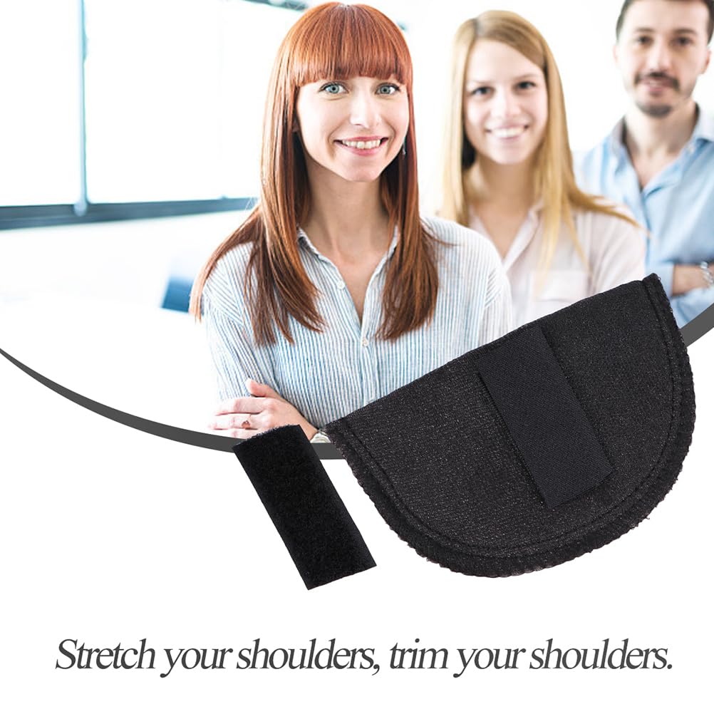 EXCEART 2 Pairs Shoulder Pads with Hook and Loop Tape - Sponge Foam Shoulder Pads for Men & Women - Suit Jacket Shoulder Pads for Knitwear, Dresses & Formal Attire - Perfect for Tailoring, Costumes & Professional Outfits