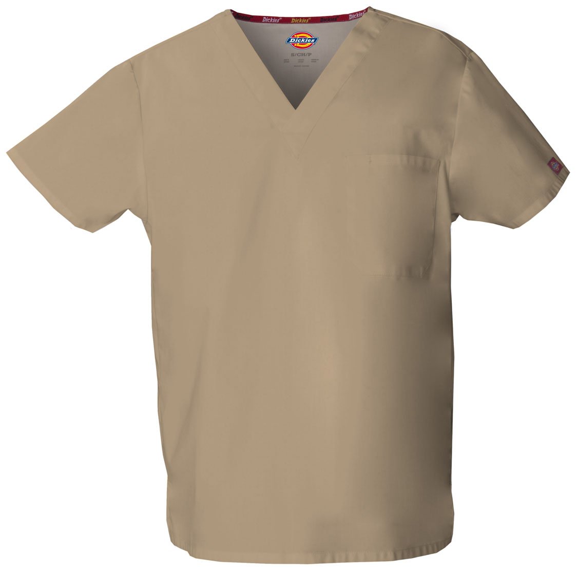 Dickies EDS Signature Scrubs for Women & Men - Unisex One Pocket V-Neck Top 83706 | Soft Brushed Poplin Fabric | Comfortable Medical Uniform for Nurses, Doctors & Healthcare Professionals